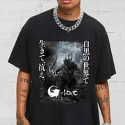 MIRACLESPIRIT Godzilla Minus One Black & White Version Shirt, Vintage Japanese Godzilla Shirt, Godzilla Shirt, Movie Shirt, Godzilla by Takashi Yamazaki
