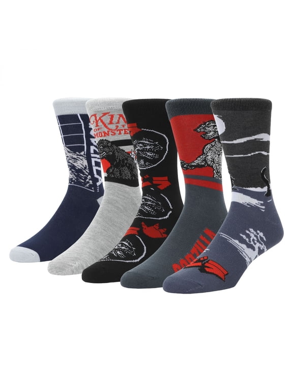 Mixed Classic Character Art Crew Socks 5-pack