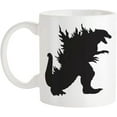 thumbnail image 1 of Godzilla Mug, Dinosaur, Monster, Godzilla, 11 Oz Novelty Coffee Mug/Cup, White, 1 of 5
