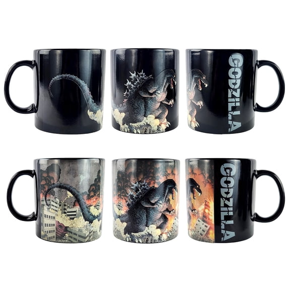 Godzilla Mug Heat Activated 15 oz Color Changing Tea Coffee Cup