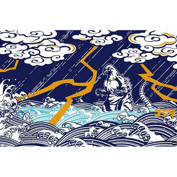 Godzilla - Storm Wall Poster, 22.375" x 34"