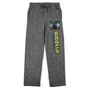 BIOWORLD Godzilla Strikes Back Men's Athletic Heather Sleep Pajama Pants -Medium