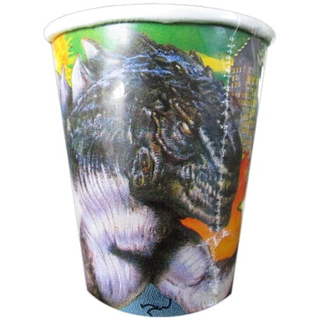 Godzilla Vintage 1998 9 oz Paper Cups (Set of 8)