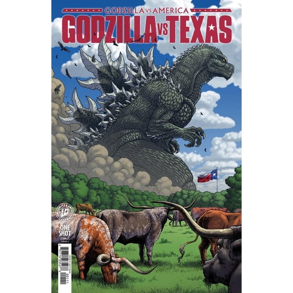Godzilla Vs. America: Texas #1A VF ; IDW Comic Book