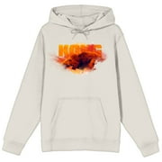 BIOWORLD Godzilla Vs Kong The New Empire Kong City Stomper Long Sleeve Sand Adult Hooded Sweatshirt-Medium