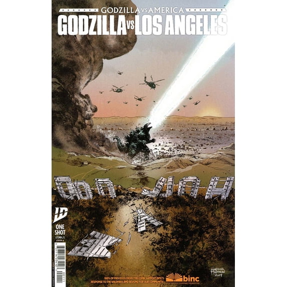 Godzilla Vs. Los Angeles #1A VF ; IDW Comic Book
