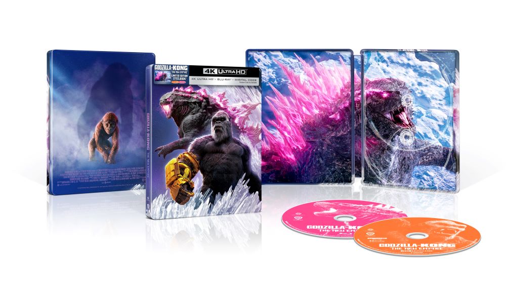 Godzilla X Kong: The New Empire (Steelbook) (Walmart Exclusive) (4K Ultra HD + Blu-ray + Digital Copy), Warner Bros., Action & Adventure - image 1 of 7