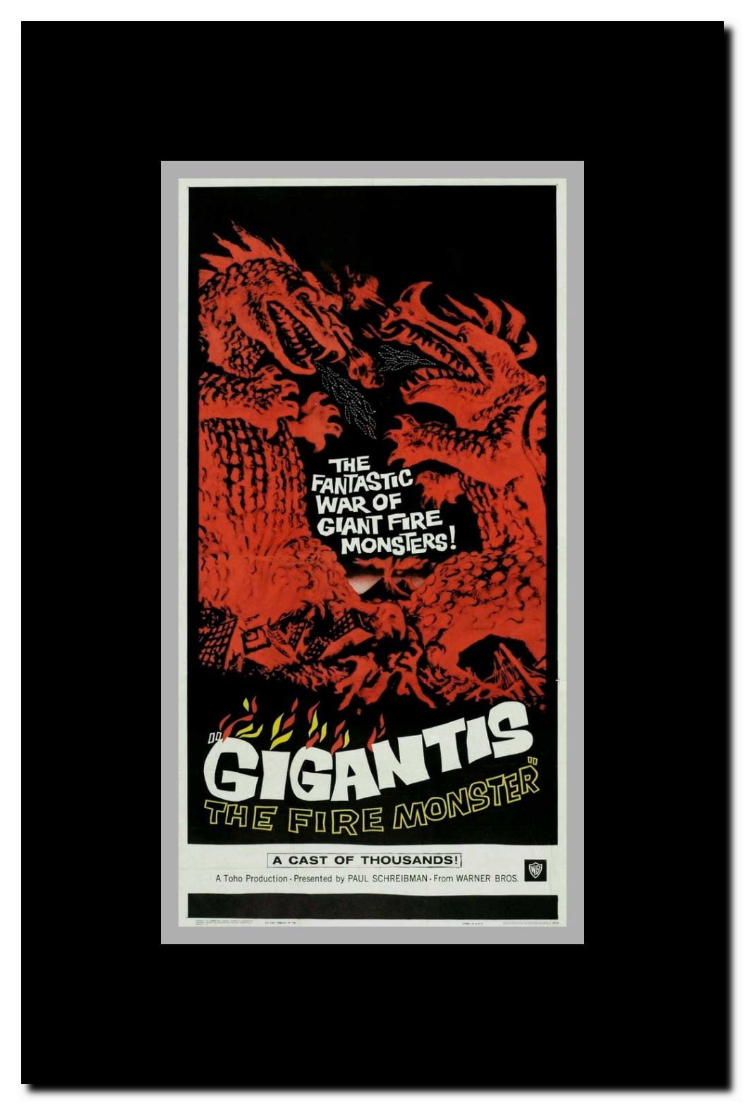 Godzilla's Counter Attack Framed Movie Poster