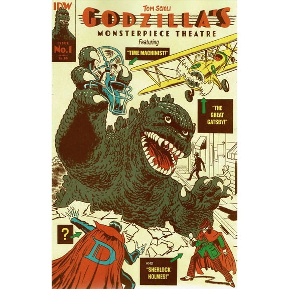 Godzilla's Monsterpiece Theatre #1A VF ; IDW Comic Book