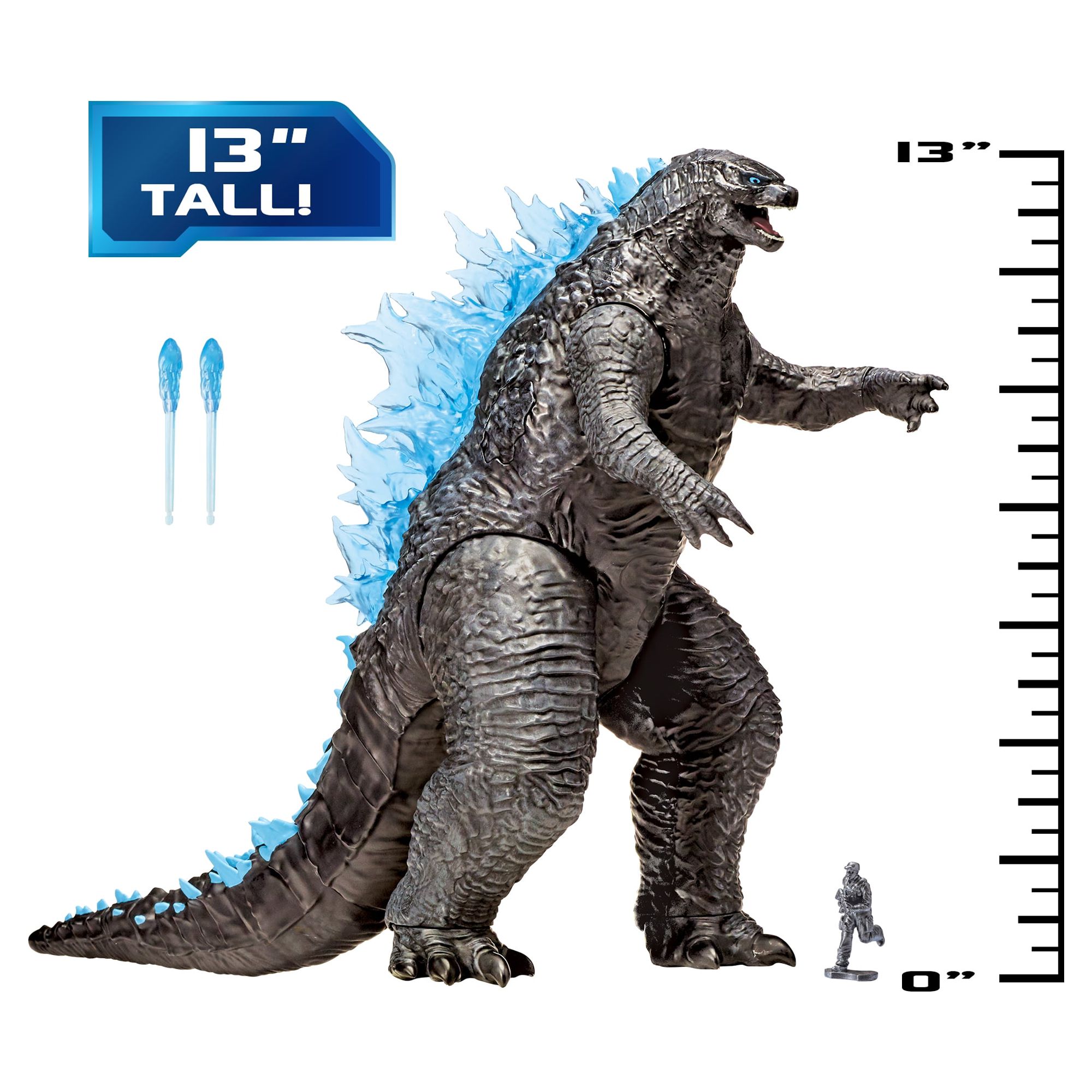 Godzilla vs Kong 13" Mega Godzilla Figure with Lights & Sounds - image 1 of 7