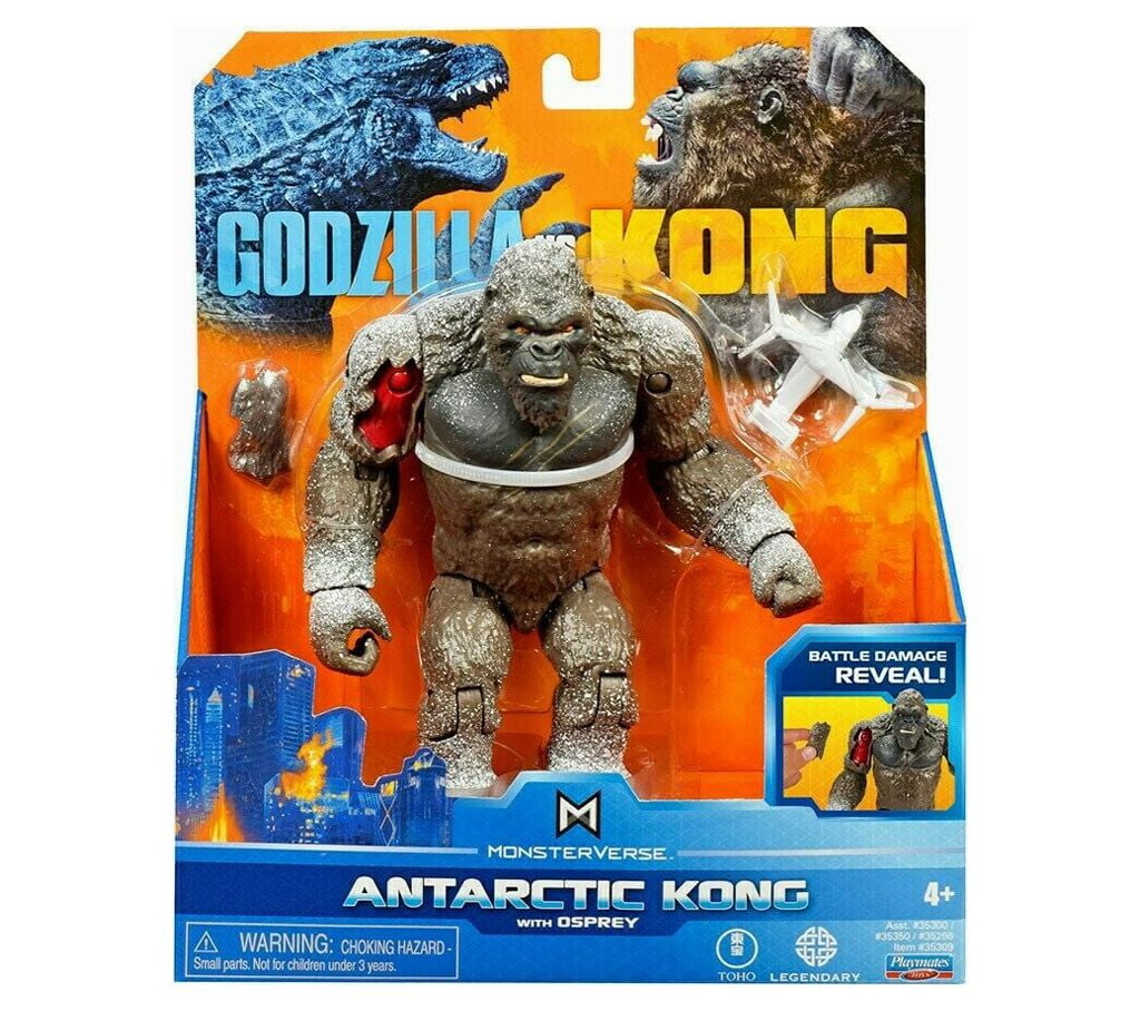 Godzilla vs. Kong 6 in Antarctic Kong with Osprey Action Figure