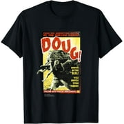 FASHIONABLEWUYI Godzilla vs Kong – DOUG! Retro Poster T-Shirt
