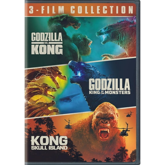 Godzilla vs. Kong / Godzilla: King Of The Monsters / Kong: Skull Island 3-Film Collection (DVD)