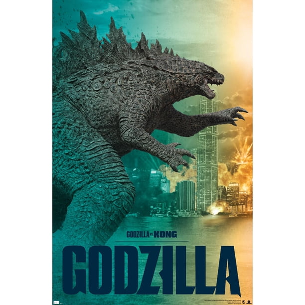 GODZILLA vs KONG パンフレット A4サイズ Godzilla vs. Kong - Godzilla Wall Poster, 14.725