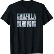 LINCUN Godzilla vs Kong - Official Metallic Logo T-Shirt