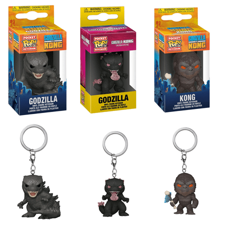 Godzilla vs. Kong Pocket Pop! Key Chain Combo Set