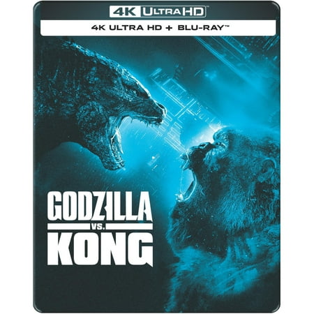 Godzilla vs. Kong (Walmart Exclusive) (Steelbook) (4K Ultra HD + Blu-ray + Digital Copy)