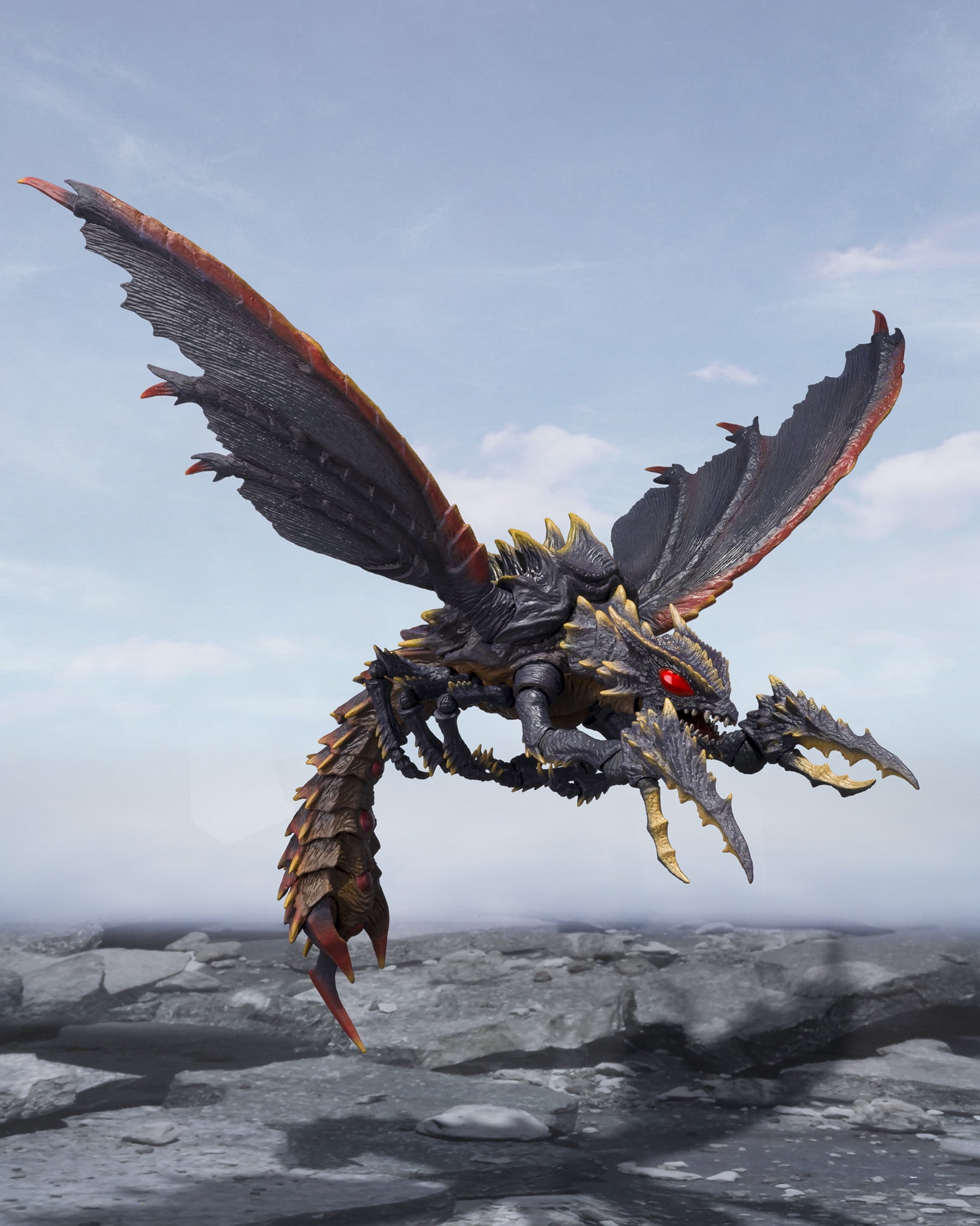 Tamashii Nations - Godzilla - S.H.MonsterArts - Megaguirus Evolution Set