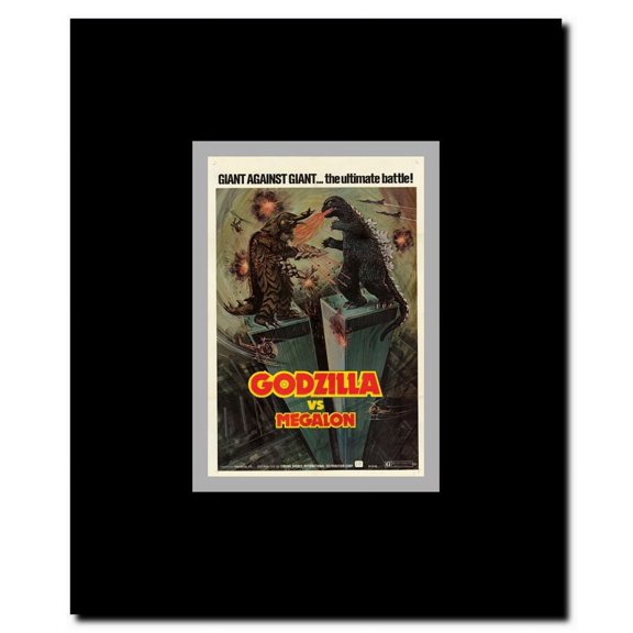 Godzilla vs Megalon Framed Movie Poster