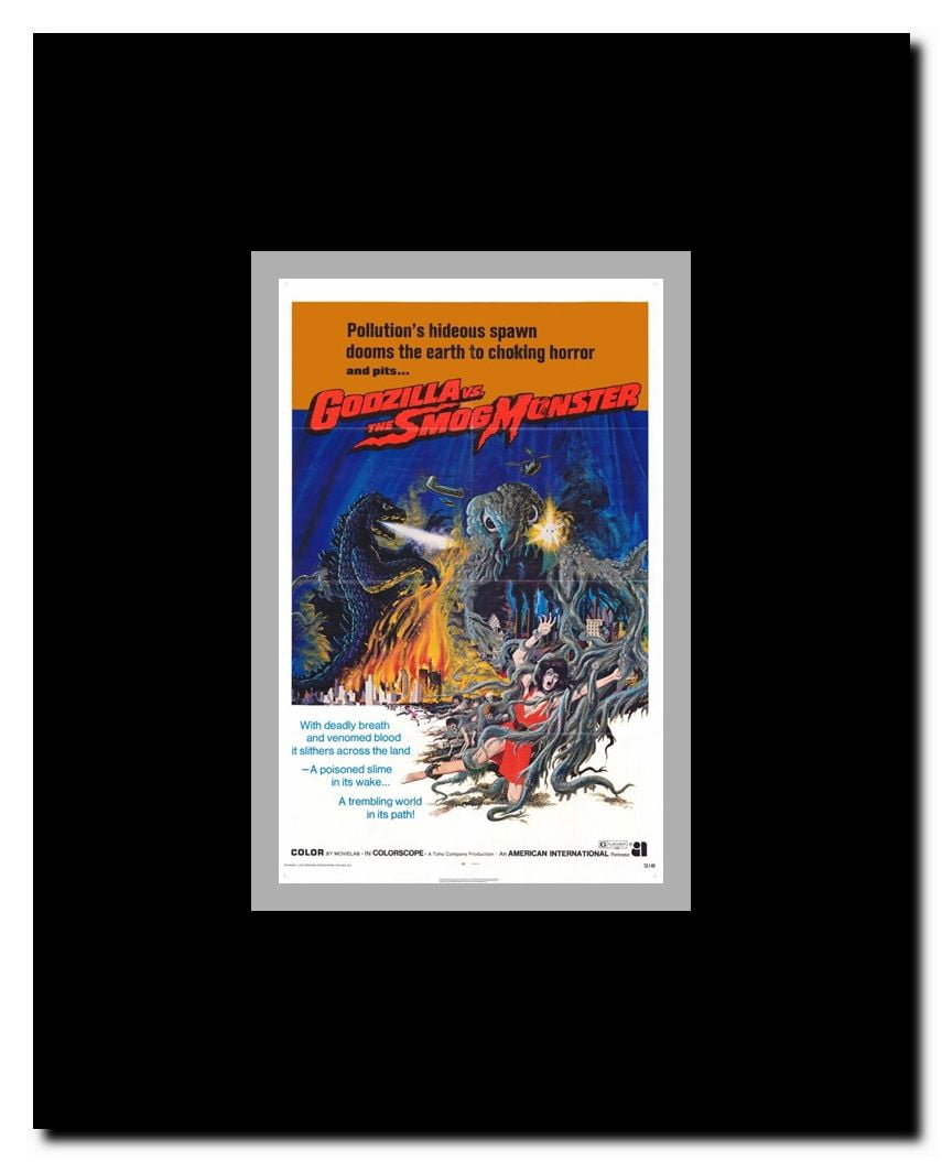 Godzilla vs. Smog Monster Framed Movie Poster