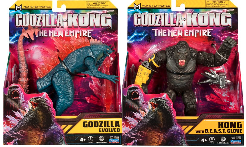 Godzilla x Kong: 6" Monster Basic Figure Assortment by Playmates Toys