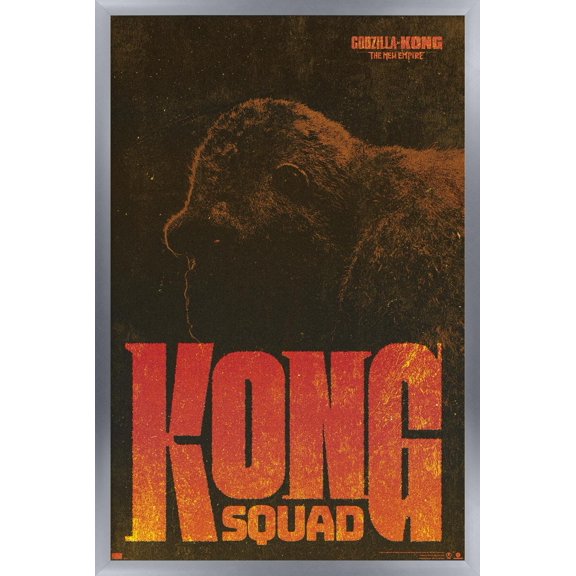 Godzilla x Kong: The New Empire - Kong Squad Wall Poster, 22.375" x 34" Framed