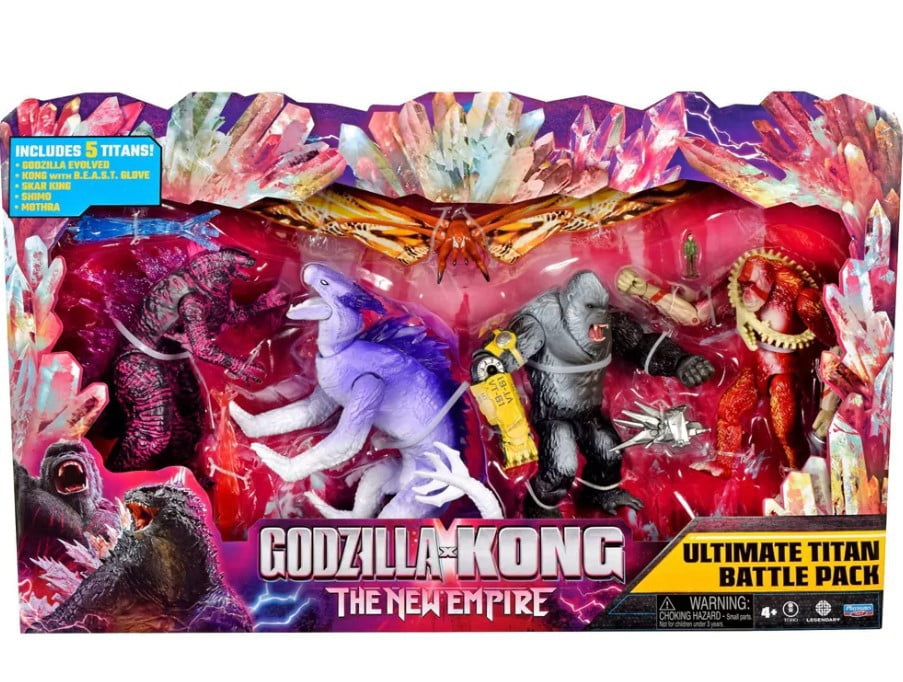 Playmates Godzilla x Kong The New Empire Action Figures
