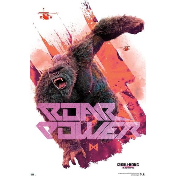 Godzilla x Kong: The New Empire - Roar Power Wall Poster, 14.725" x 22.375"