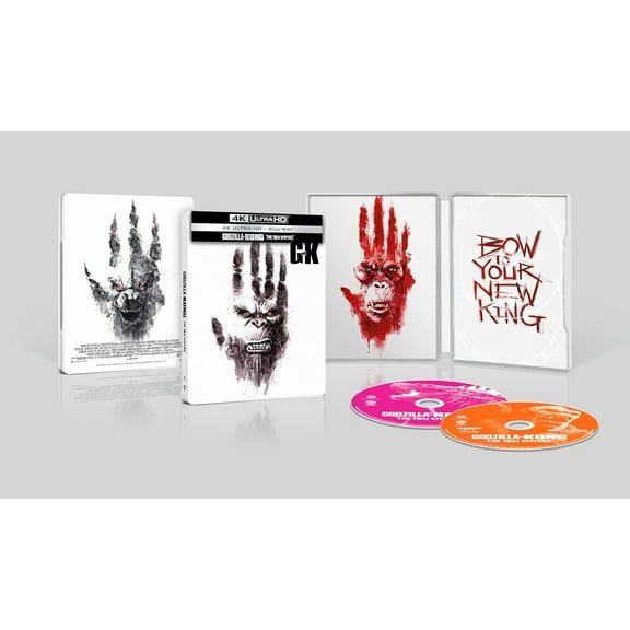 Godzilla x Kong: The New Empire Steelbook Limited Edition (Unite) [4K Ultra HD] [2024] [Blu-ray] [Region Free]