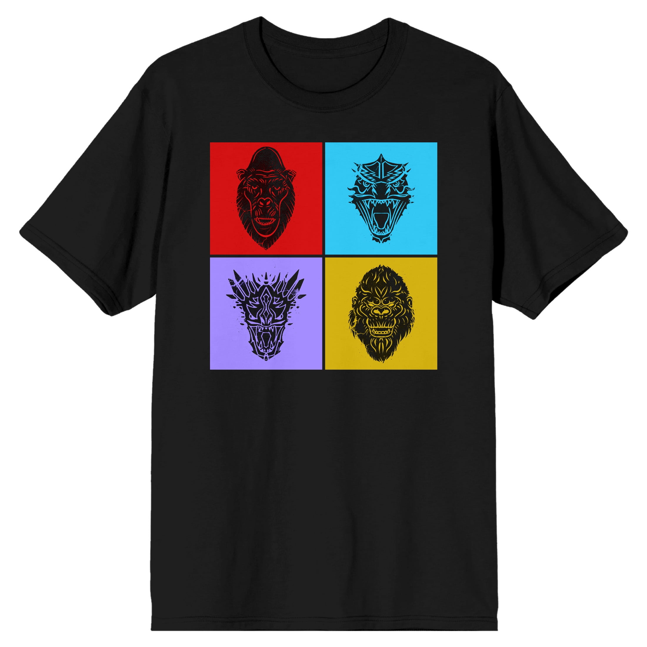 Godzilla x Kong: The New Empire Stomp Squad Faces Crew Neck