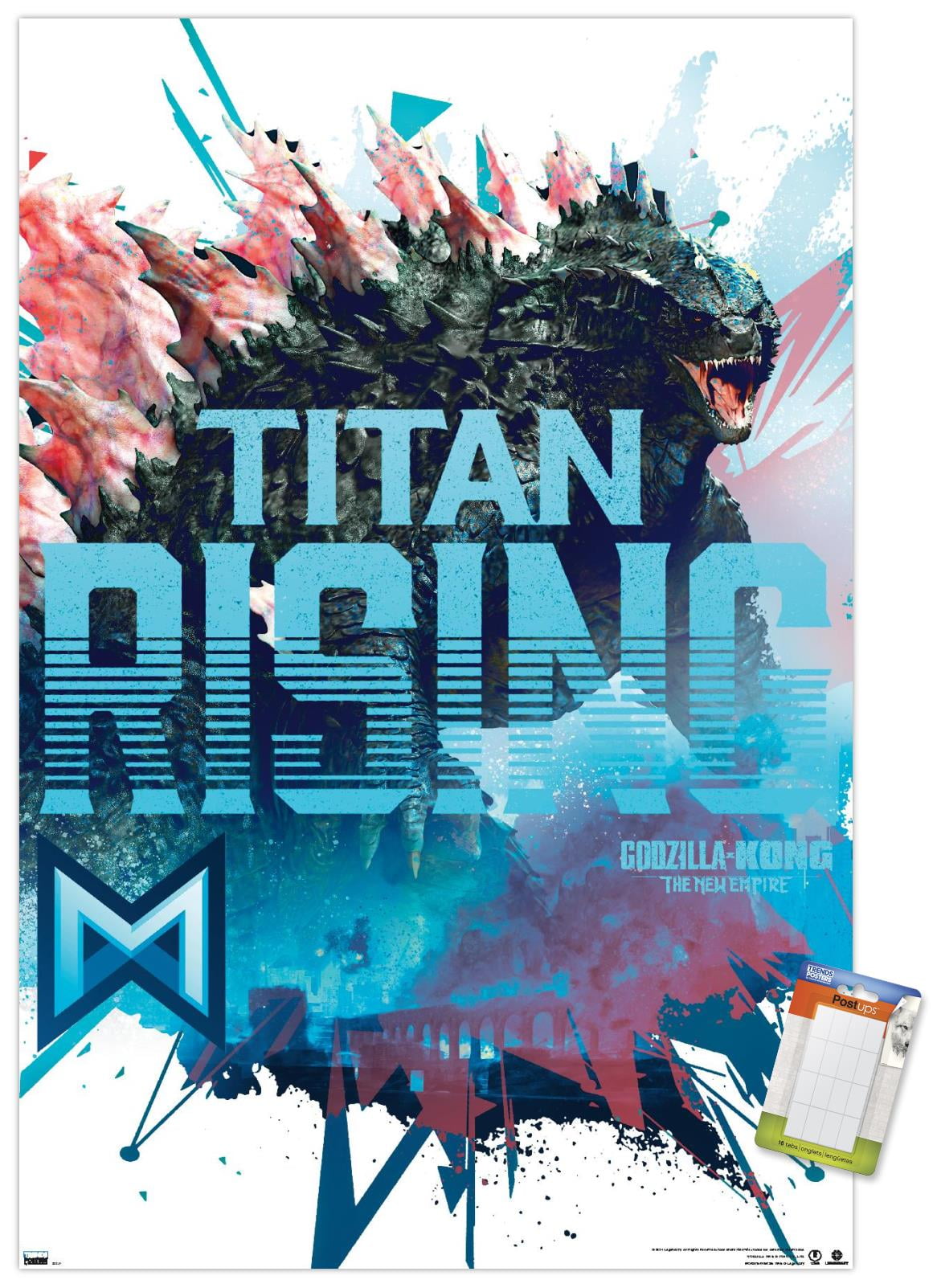 Godzilla x Kong: The New Empire - Titan Rising Wall Poster, 22.375
