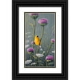 thumbnail image 1 of Goebel, Wilhelm 12x18 Black Ornate Wood Framed with Double Matting Museum Art Print Titled - Goldfinch, 1 of 4