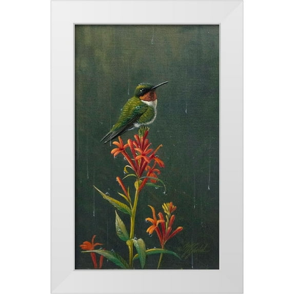 Goebel, Wilhelm 12x18 White Modern Wood Framed Museum Art Print Titled - Ruby Throne