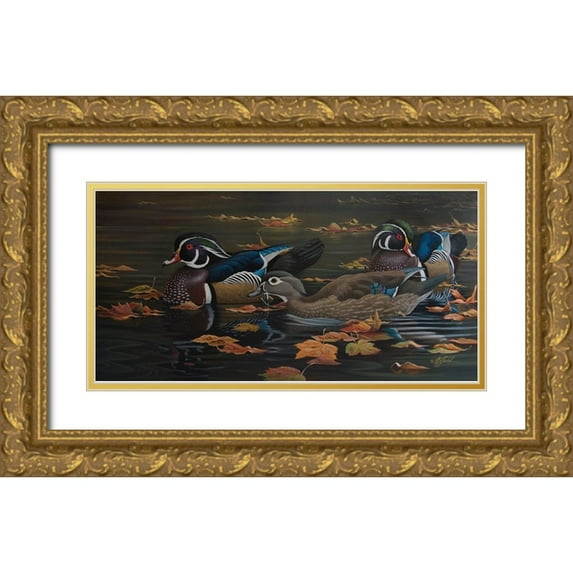Goebel, Wilhelm 14x9 Gold Ornate Wood Framed with Double Matting Museum Art Print Titled - Wg10020710003Rlg