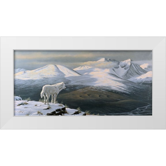 Goebel, Wilhelm 14x9 White Modern Wood Framed Museum Art Print Titled - Vantage Point