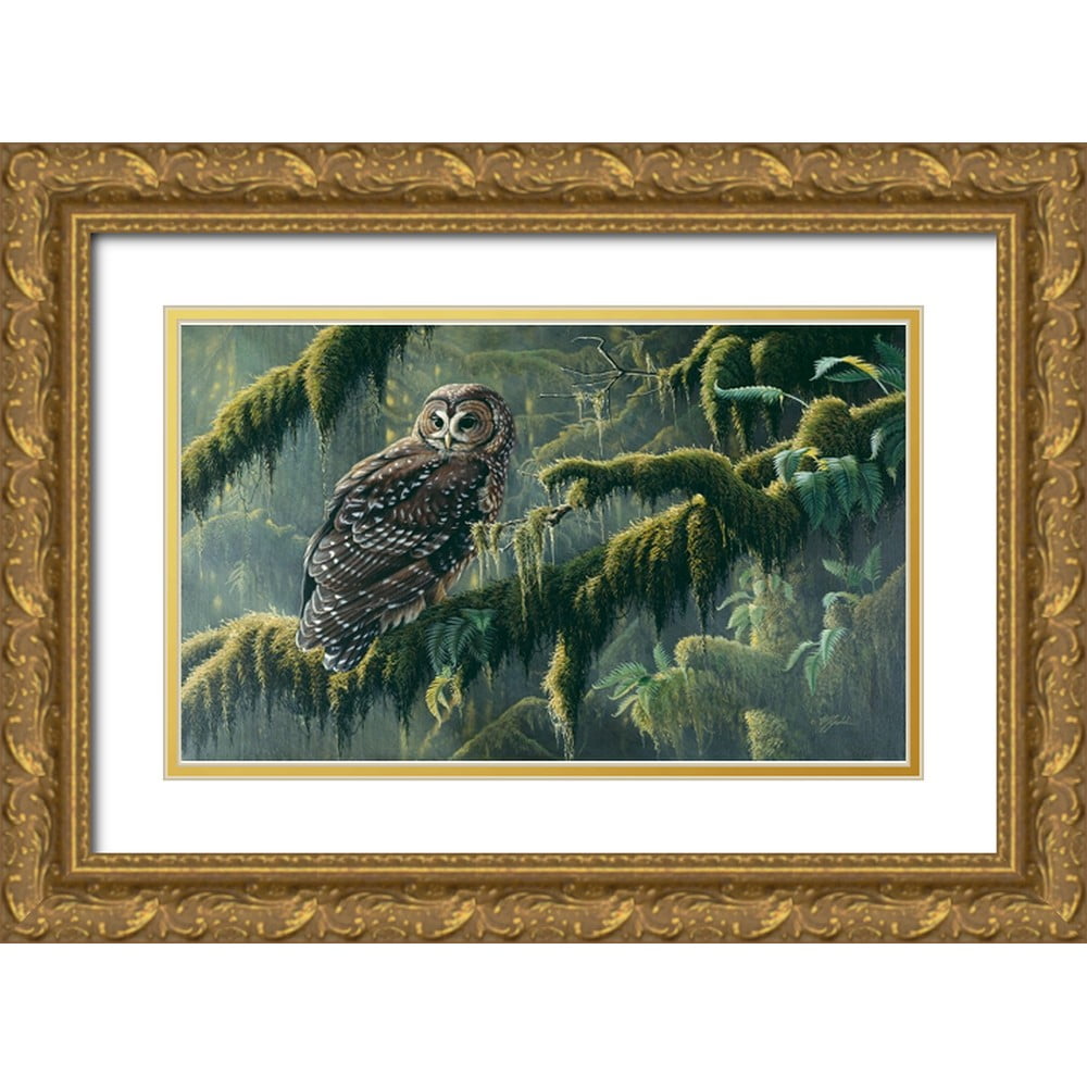 Goebel, Wilhelm 18x12 Gold Ornate Wood Framed with Double Matting Museum Art Print Titled