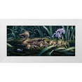 thumbnail image 1 of Goebel, Wilhelm 24x13 White Modern Wood Framed Museum Art Print Titled - Mothers Day - Mallard, 1 of 4
