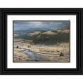 thumbnail image 1 of Goebel, Wilhelm 24x18 Black Ornate Wood Framed with Double Matting Museum Art Print Titled - Big Valley Elk, 1 of 4