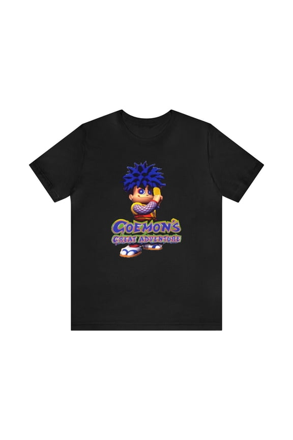 Goemon's Great Adventure N64 Cover Art Retro Style Unisex Short Sleeve T-Shirt