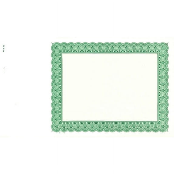 Goes 4522 Blank Stock Certificate, Corporation Stock Certificates, Size 8-1/2" x 15", Printable, Laser or Ink Jet Compatiable (Pack of 5)