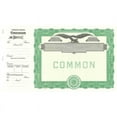 thumbnail image 1 of Goes 512 Blank Common Stock Certificate, Stock Certificate Forms, Size 8-1/2" x 15", Printable, Laser or Ink Jet Compatiable (Pack of 25), 1 of 3