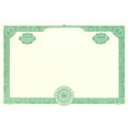 thumbnail image 1 of Goes 860 Blank Stock Certificate, Goes Stock Certificates, Size 8-1/2" x 11", Printable, Laser or Ink Jet Compatiable (Pack of 25), 1 of 3