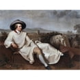 thumbnail image 1 of Goethe in the Roman Campagna 1787 Johann Heinrich Wilhelm Tischbein 1751-1829 German Oil on Canvas - 18 x 18 x 24 in., 1 of 1