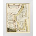 thumbnail image 1 of Goetze 20x24 White Modern Wood Framed Museum Art Print Titled - Middle East Egypt Red Sea Land of Canaan, 1 of 4