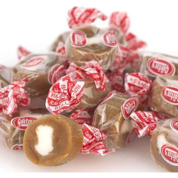 Goetze Old-Fashioned Caramel Creams Candy, 12 Oz. Bag Pack of 2