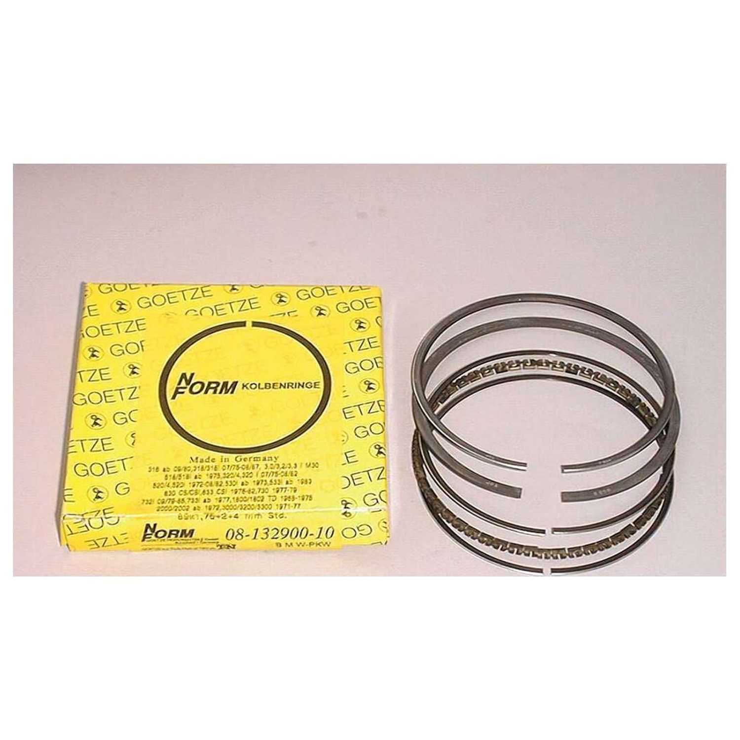 Goetze Piston Ring Set, 1 Set Per Piston