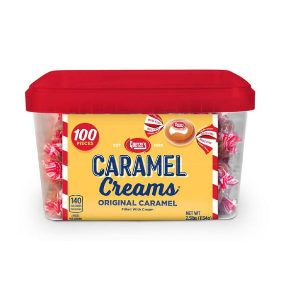 Goetze's Bulls-Eyes Caramel Cream Candy Display (100-Count) 721738 721738 971110