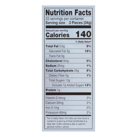 Midwest Distribution Caramel Creams Candy Tub - Chewy Caramel, 100 Count, 2.5 lbs