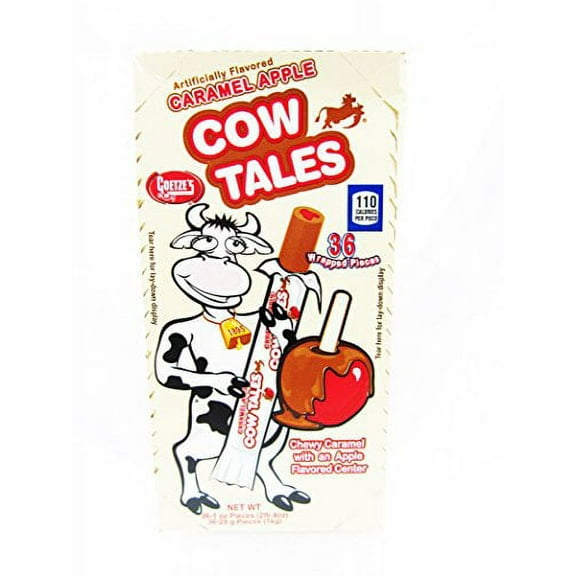 Goetze's Candy Cow Tales, Caramel Apple - 36, 1 Ounce Sticks