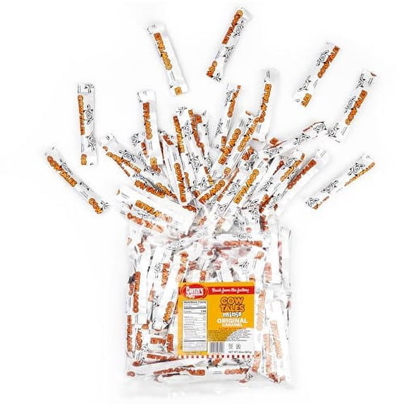 Goetze's Candy Vanilla Cow Tales Minis - 2 Pound Bag